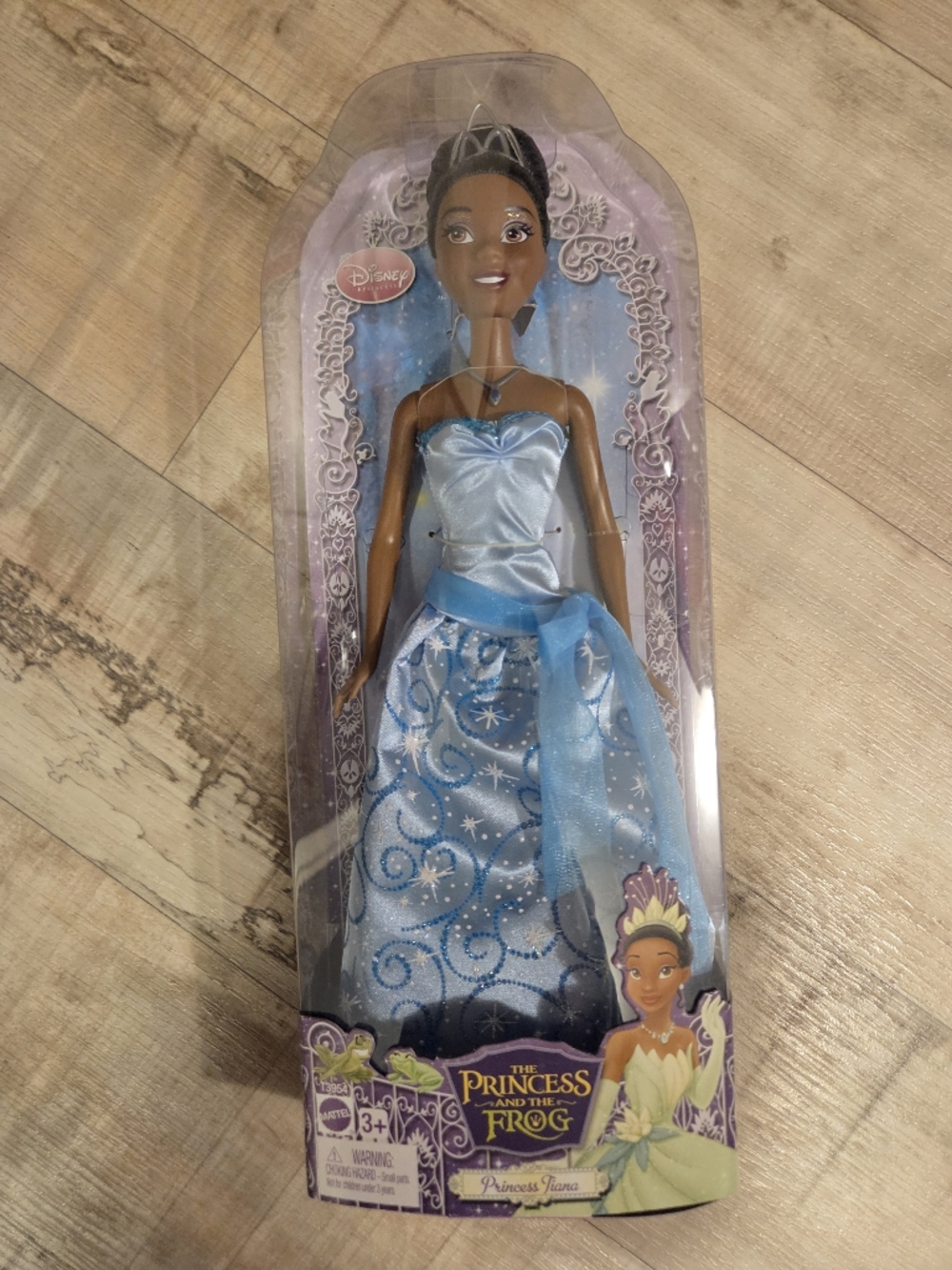 Disney Princess Tiana Light Blue and Blue Gown Doll